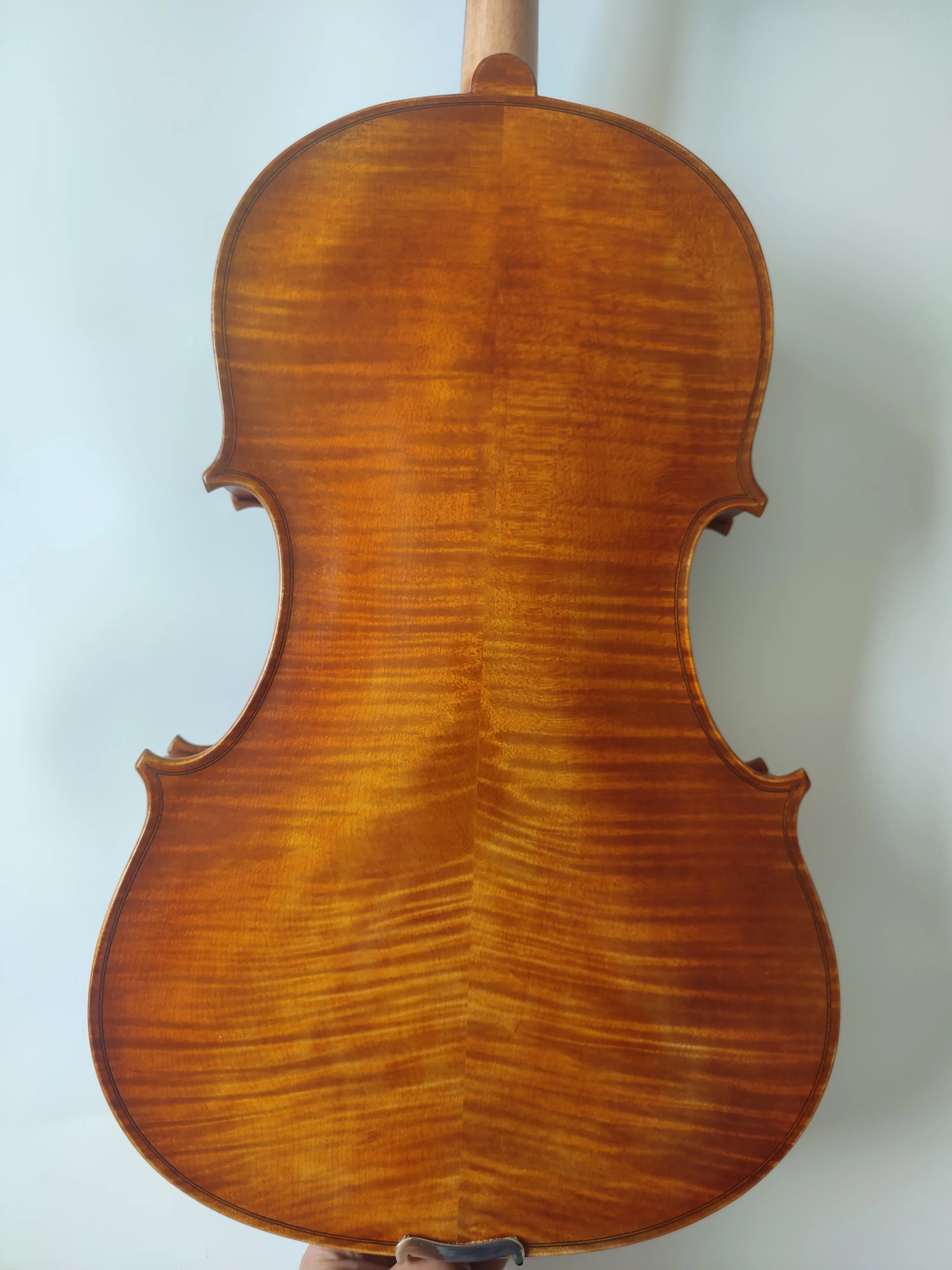 

15.5-inch viola flame maple top spruce back handmade performance instrument