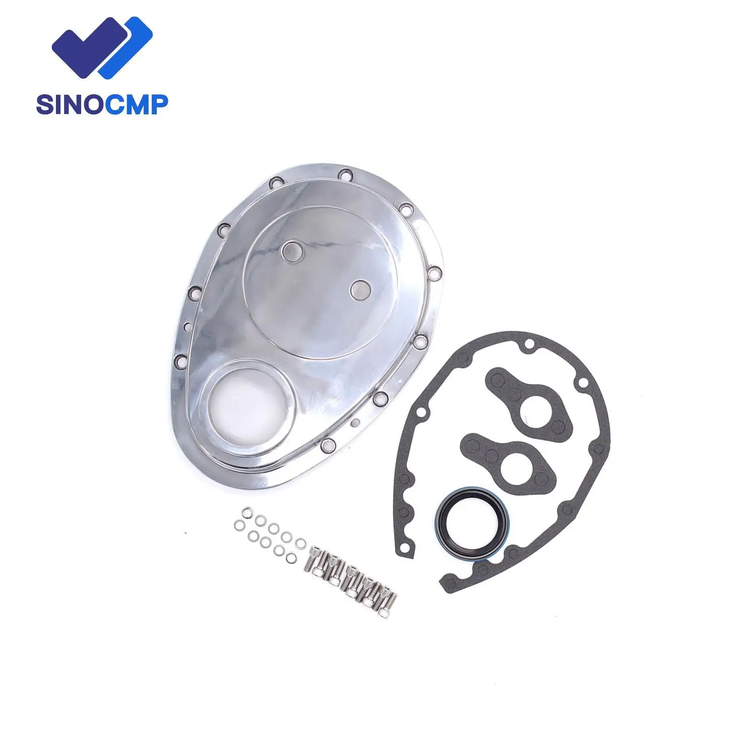 

New SBC Polish Aluminum Timing Chain Cover Bolts Small Block For Chevy 283 305 327 350 383 400 Engine Part