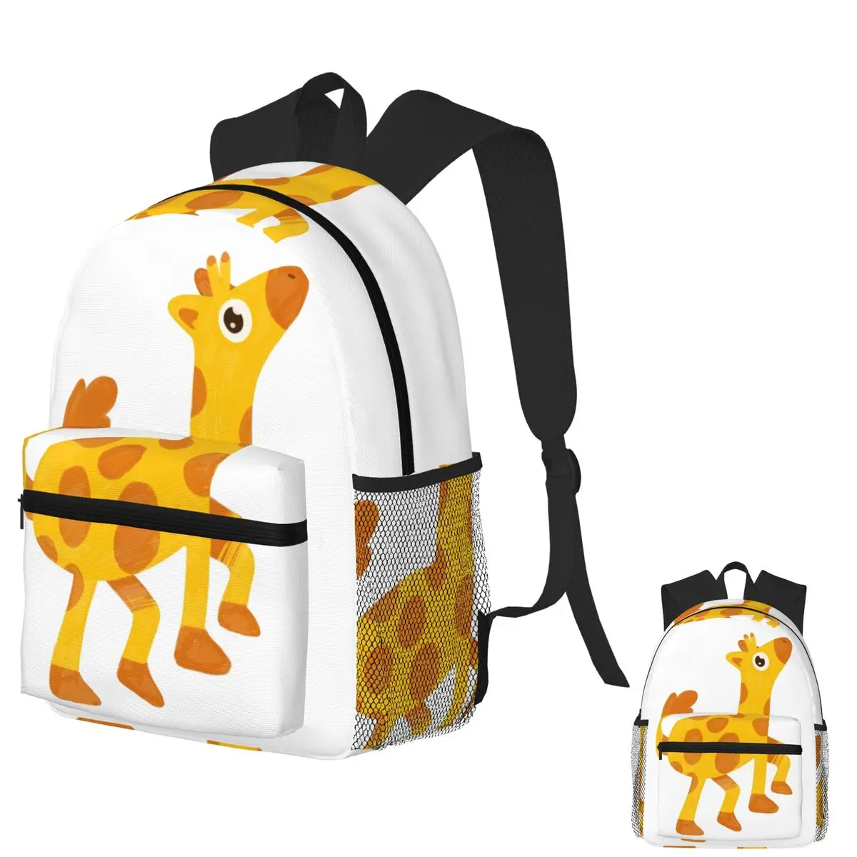 

Playful Giraffe Student Backpack School Bag Hiking Travel Daypack for Men Women Fashion Bookbag Shoulder Bags