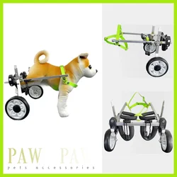 Dog Wheelchair Pet Wheelchair Back Legs Disabled Puppy Hind Limbs Booster Car Elderly Paralyzed  Assisted Walk Rehabilitation