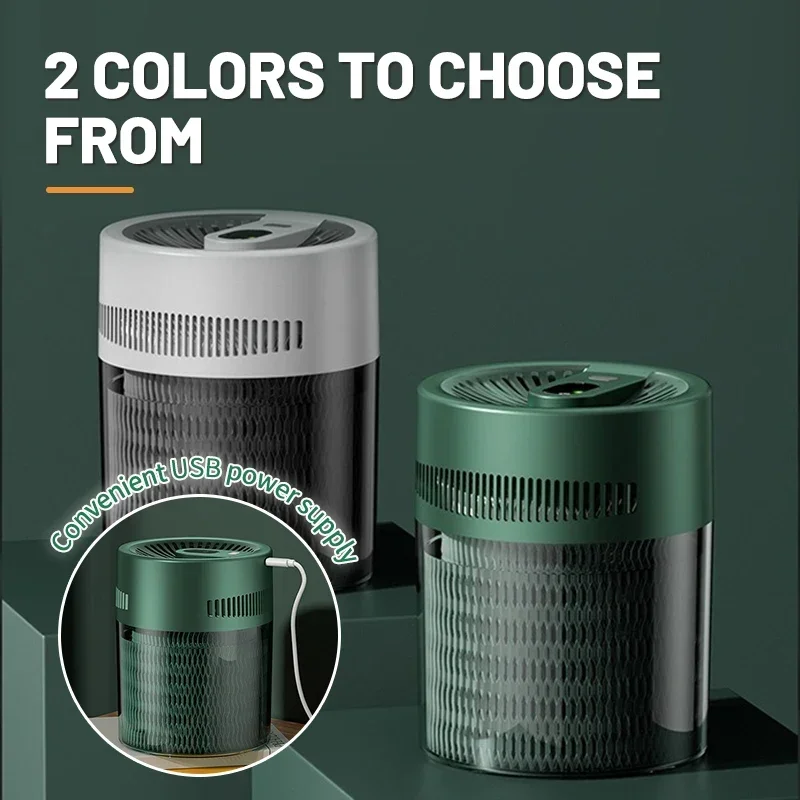 2л увлажнитель большой емкости без тумана, дизайн молекулы холодного испарения, зарядка через USB, безопасность, несколько фильтров, здоровый