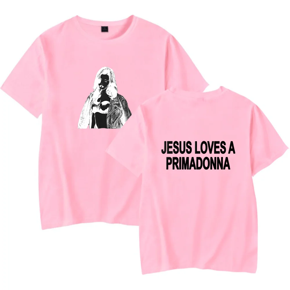 Nessa Barrett Jesus loves a primadonna Tshirt 2026 Merch Crewneck Short Sleeve Men Women Tee