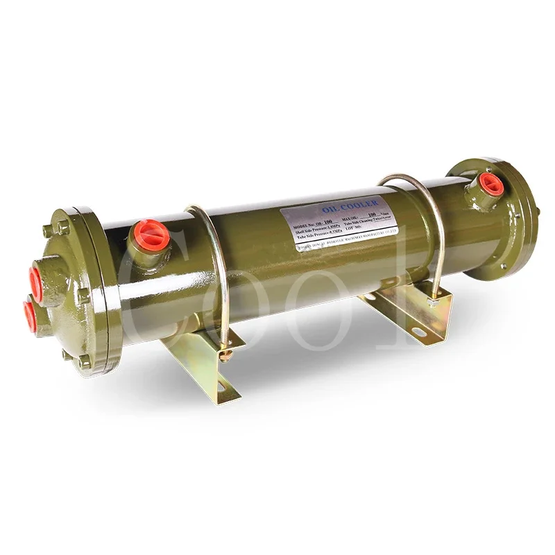 Hydraulic system water cooler oil cooler OR-100 tube radiator purple tube shell heat exchanger