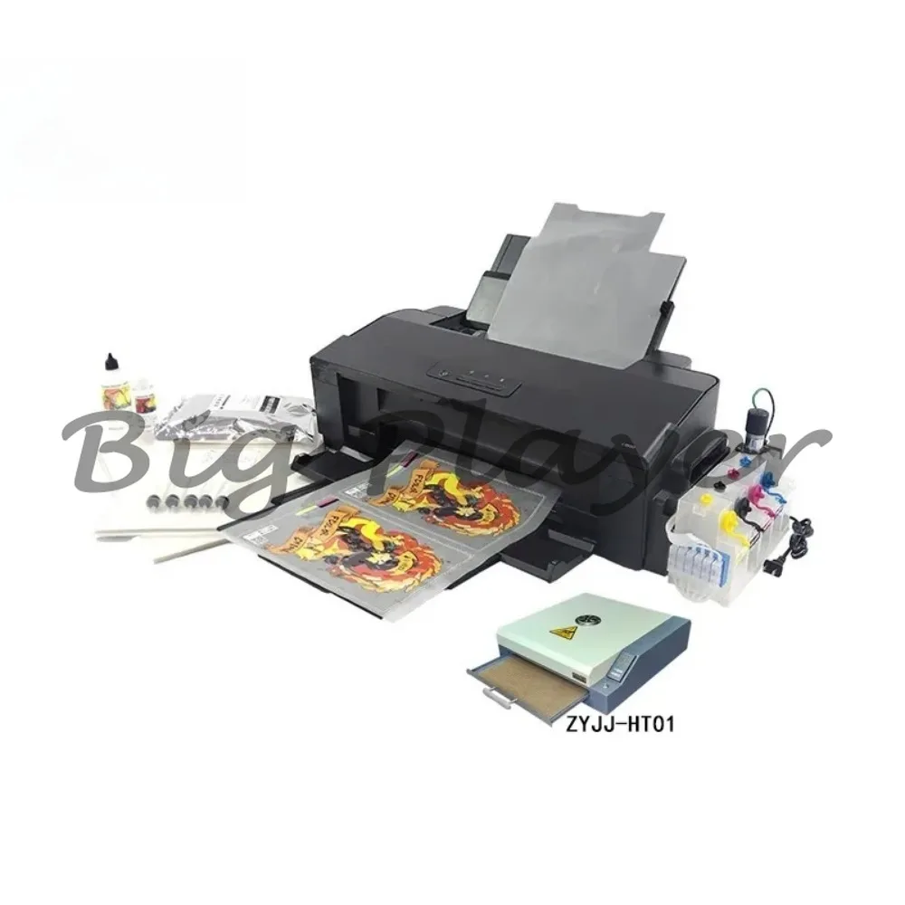 New Inkjet PET Film DTF A3+ A3 A4 Sheet Printer Machine L1800 Print Head