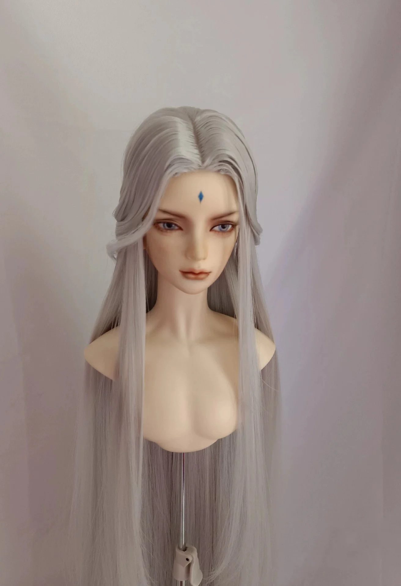 

1/4 1/3 Scale BJD Doll Ancient Costume Wigs Hanfu Vintage Long Hair Samurai Wig For MSD SD13 Girl SSDF Uncle Accessories A1837