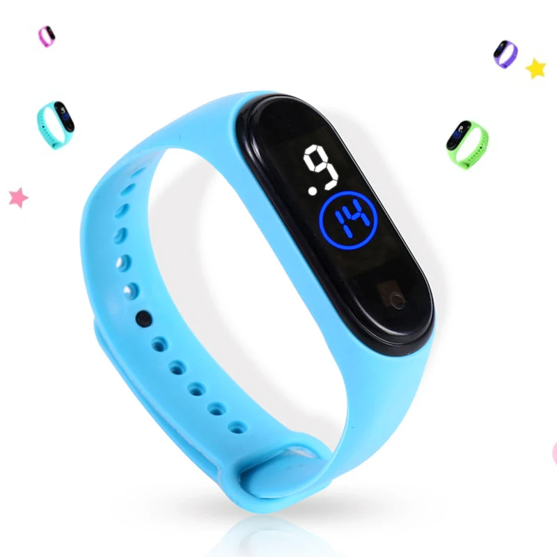 Children WristWatch For Boys Kids Sport Waterproof Digital Watches Fashion Colouful Silicone Strap Led Teen Girl Gift Clock New