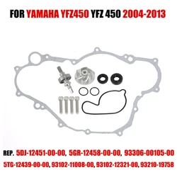 For Yamaha 2004-2013 YZ450F YZ 450F Water Pump Impeller Gear Shaft Seal Gasket Kit 93306-00105-00,5TG-12439-00-00 93102-11008-00