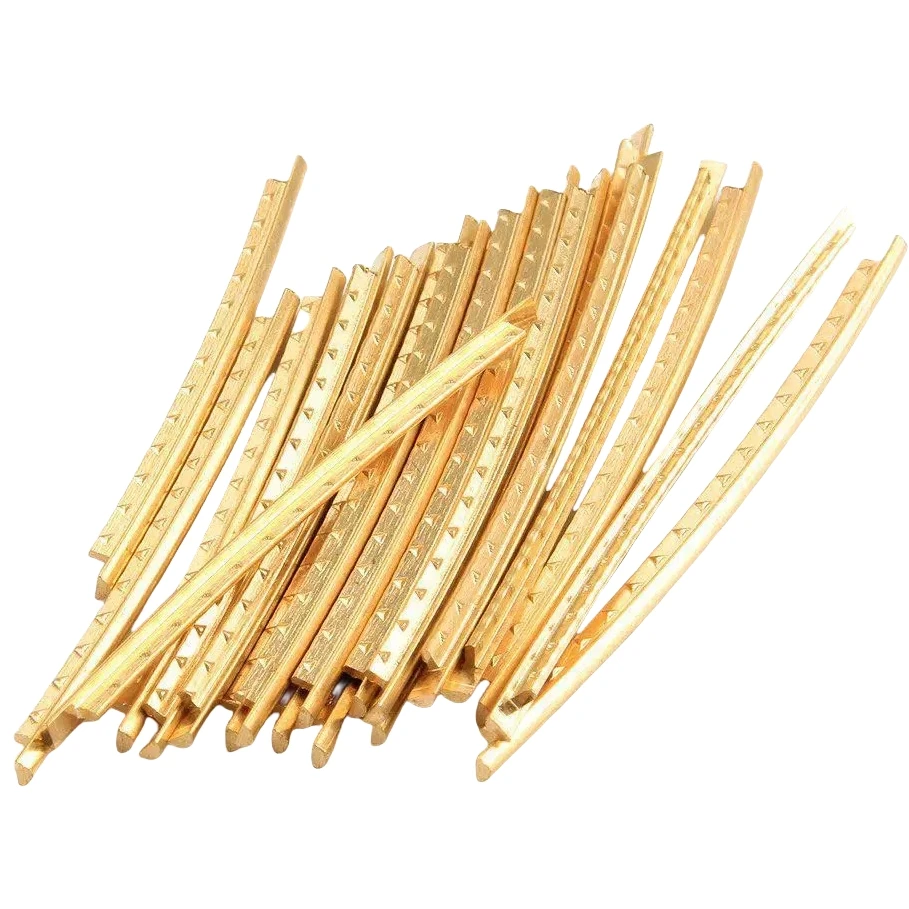 

5 комплектов нарезных медных проводов для акустической гитары Luthier 2,0 мм 20 проводов