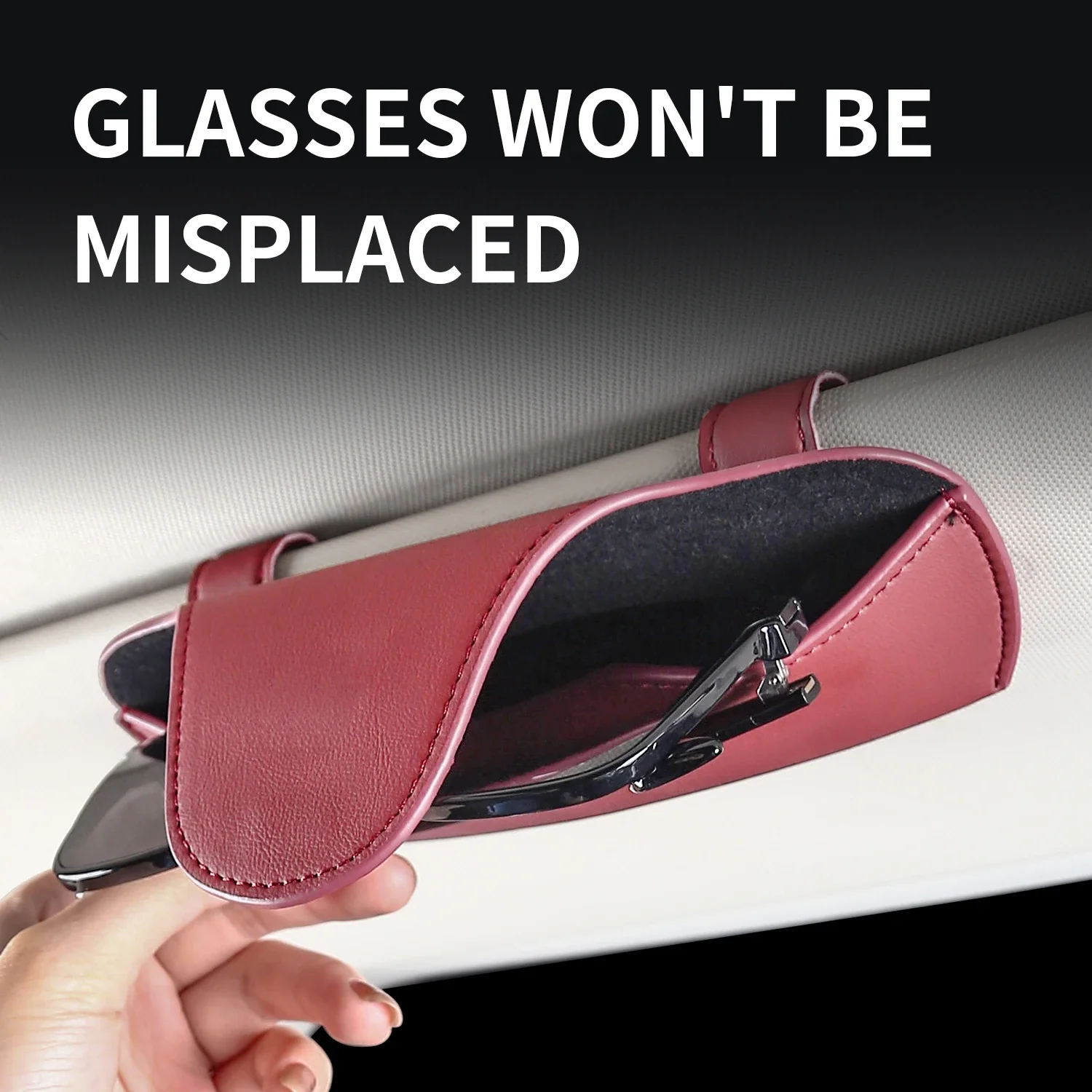 for Toyota Land Cruiser Prado AVALON Mark X CHR C-HR Corolla Camry RAV4 2014 - 2023 Car Glasses Case Sunglasses Holder Box Parts