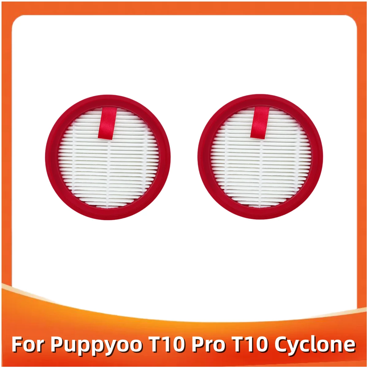 Washable Hepa Filter Paper For Puppyoo T10 Pro T10 Plus Mix Cyclone Robot Vacuum Cleaner Replacement Attachment Accessories Part