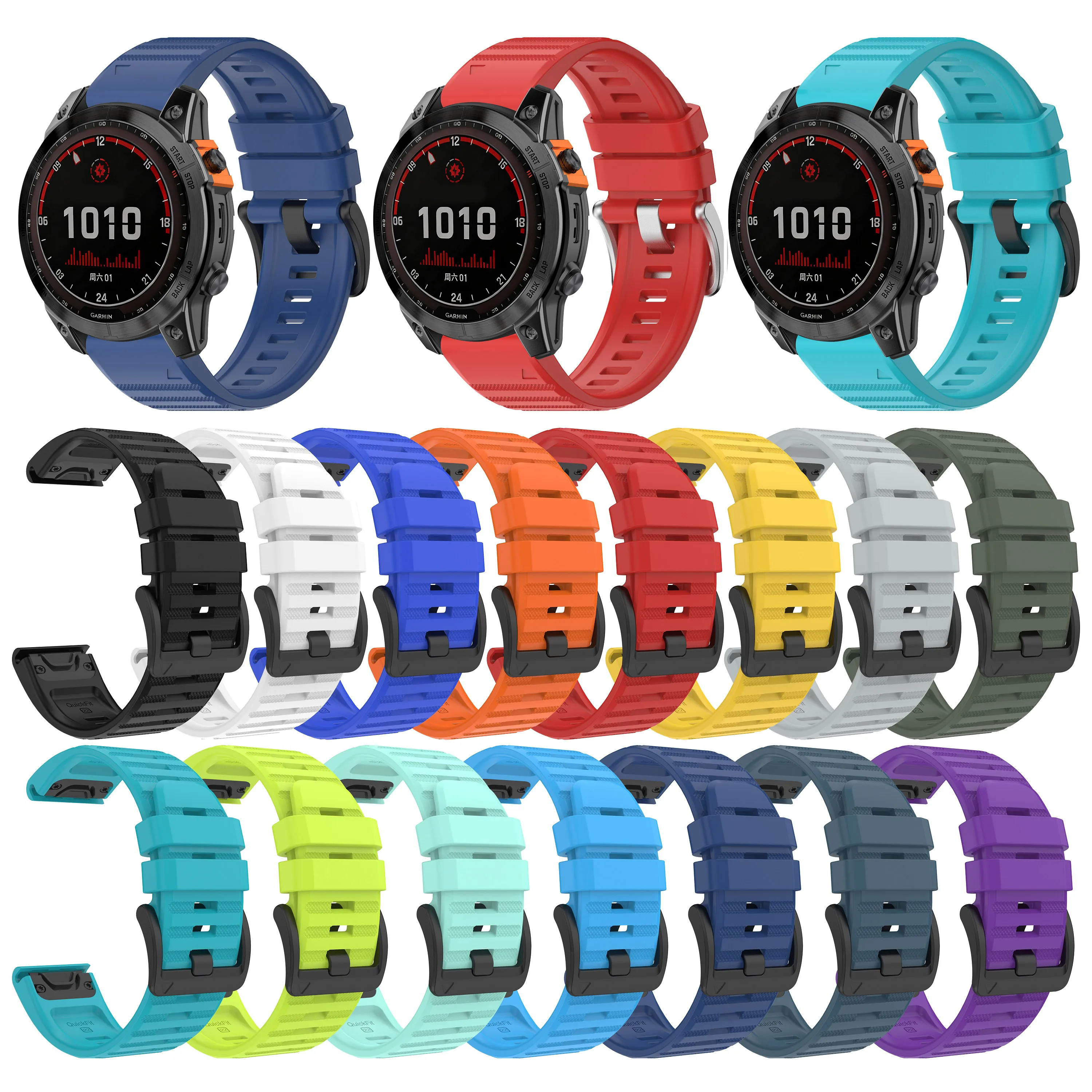 22mm 26mm Bracelet for Garmin Fenix 6X Pro 6 7 7X Solar 5 5X Plus 965 955 Epix Pro Fenix8 Tactix8 Quatix8 47 51mm Watch QuickFit image 5