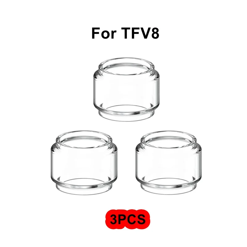 زجاج بديل لـ Smok V8 TFV8 ، كبير X طفل V2 ، إصدار الاتحاد الأوروبي القياسي ، محايد ، عبوة 3