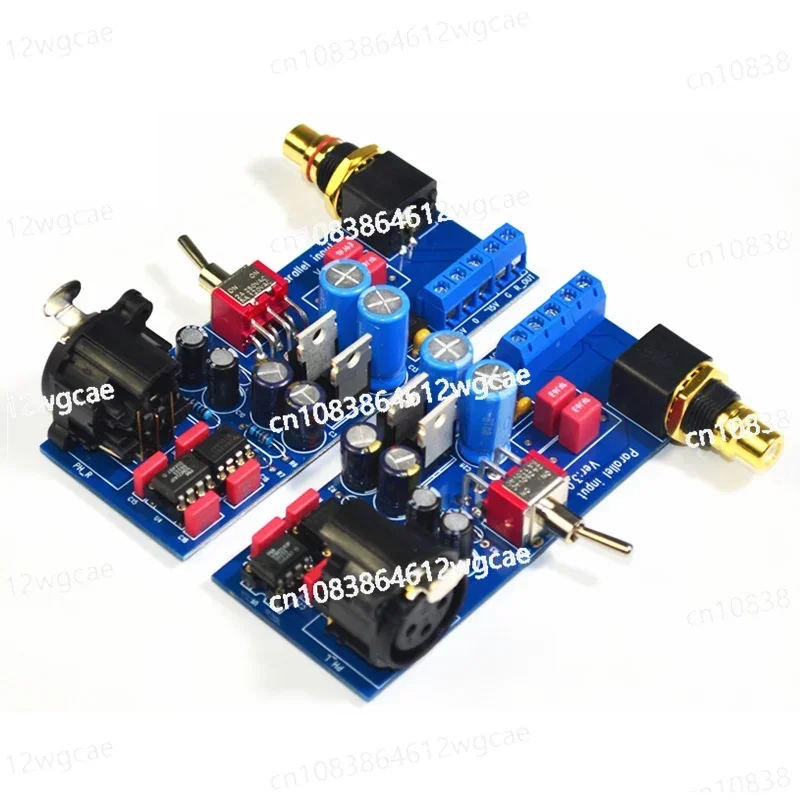 2pcs SSM2141 Balanced XLR Signal To Unbalanced RCA Single-ended Power Amplifier Board Machine HI Conversion Finished