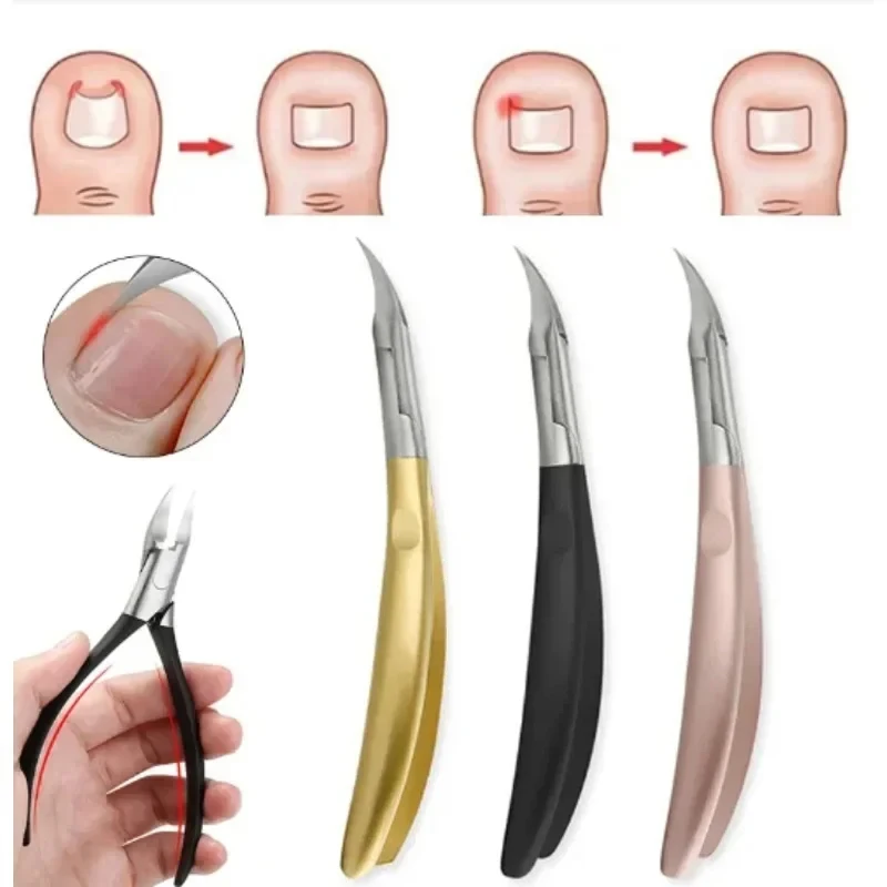 

2Pcs Professional Multi-Functional Labor-Saving Nail Clippers, Precision Tip Scissors for Ingrown Toenails, Thick/Hard Toenails