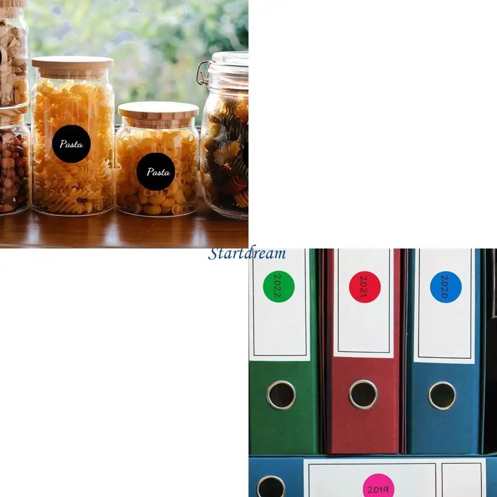 

4000 шт. круглая герметичная наклейка 25 мм, наклейка в горошек, клейкая упаковочная этикетка разных цветов для печати K92C