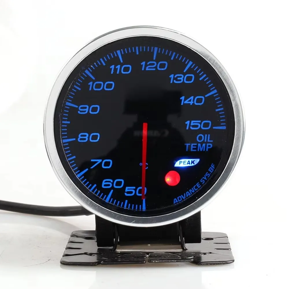 العالمي سيارة مقياس 60 مللي متر 7 ألوان فولت درجة حرارة الماء درجة حرارة الزيت النفط الصحافة مقياس سرعة الدوران فراغ توربو Ext درجة الحرارة Egt A/f نسبة متر