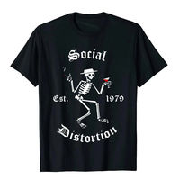 New Sale Funny Social Arts Distortion Band Music 1979 Legend Gift Unisex T ShirtAnime Pattern Y2K Summer Brand