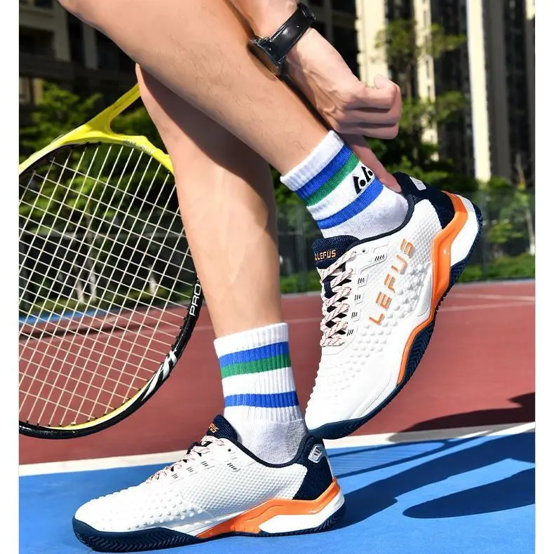 

Classic Brand Hot New Luxury Professional Tennis Shoes Top Quality Comfortable Non-slip Walking Shoes Fitness Badminton Shoes