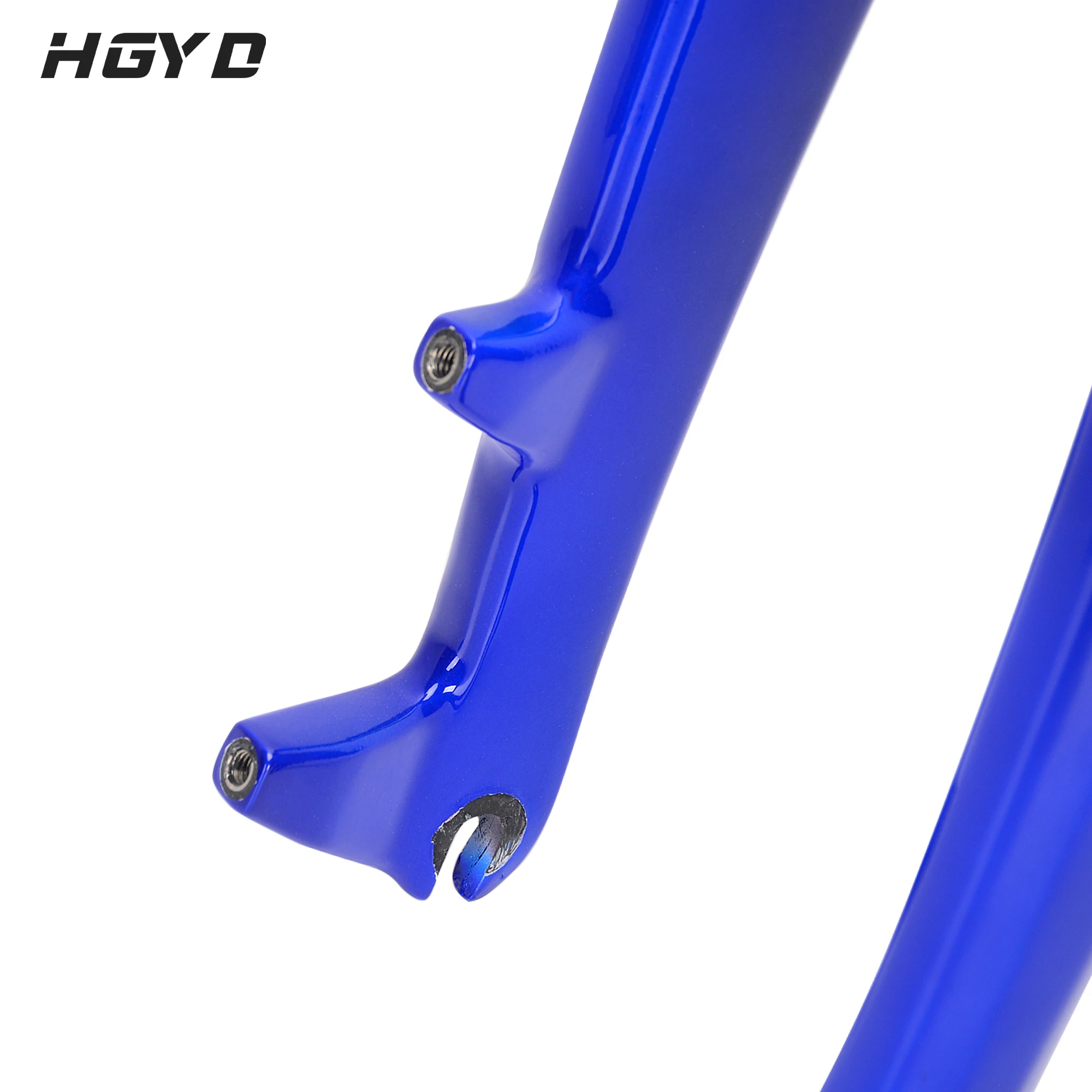 HGYD 20 Inch bicycle Folding Bike Full Carbon Fiber 406 BMX Bicycle Front Forks Disc, 28.6mm Tube,100mm Inner wiring front fork