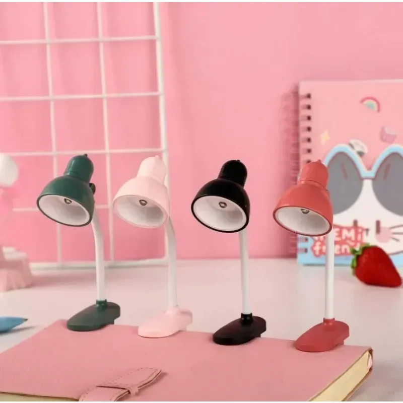Mini Book Light Foldable Table Desk Book Reading Lamp for Home Room Computer Notebook Laptop Night Lights Eye Protections Lamp