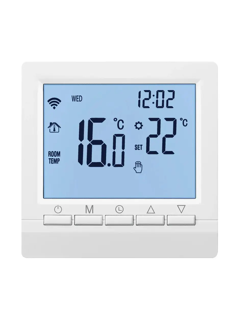 Thermostat numérique pour chaudière à gaz, batterie Programmable, régulateur de température de chauf