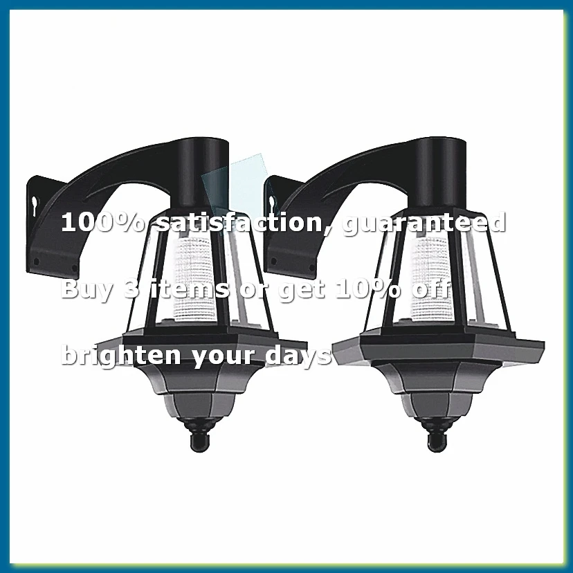 ●2PCS Solar Decks Lights Fence Post Solar Lights for Patio Pool Stairs Step and Pathways Weatherproofs LED Decks Lights-A57M