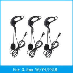 1/2/3/4Pcs 3.5mm interface Ear-hook Referee Headphone For 3.5mm Jack GOCOM4 GoRef V6C V4C Plus FBIM Referee Intercom