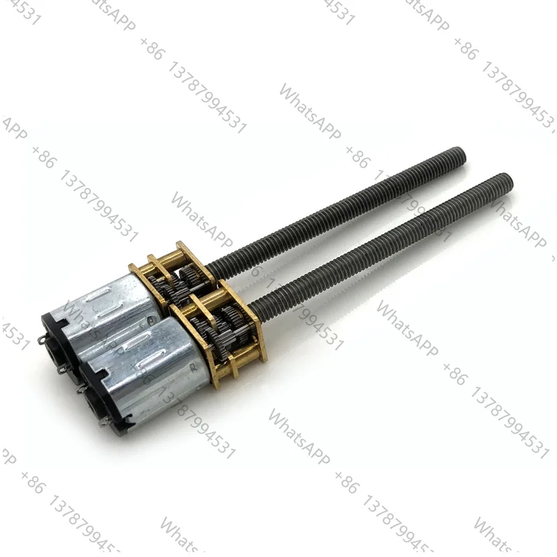 GA12-N20 Reduction Small Motor Low Speed Reduction Motor 3V6V12V Micro Gear Motor M4 Extension Screw