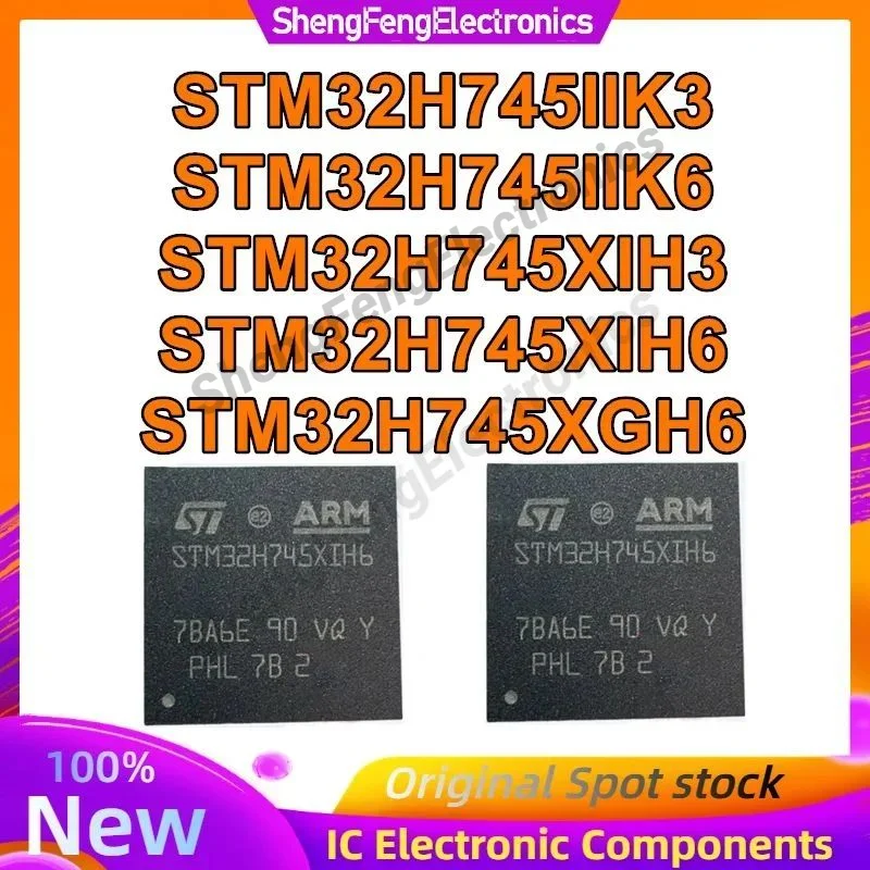 

STM32H745IIK3 STM32H745IIK6 STM32H745XIH3 STM32H745XIH6 STM32H745XGH6 IC chipset New Original in stock