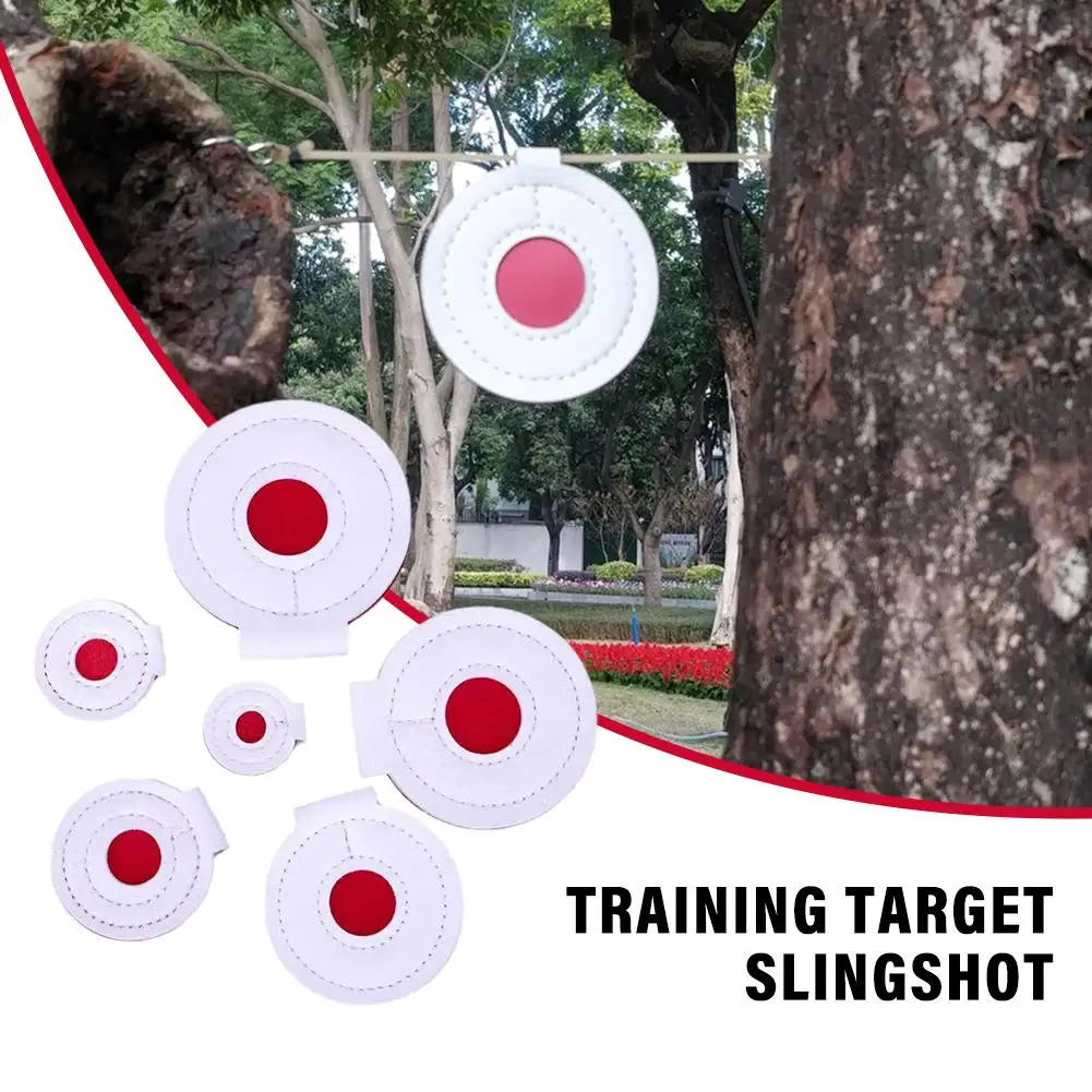 Three-layer Microfiber Bull's Eye 2-8cm Model Complete Tied Slingshot Steel Target Been Has Stainless Box Target Practice F1Q1