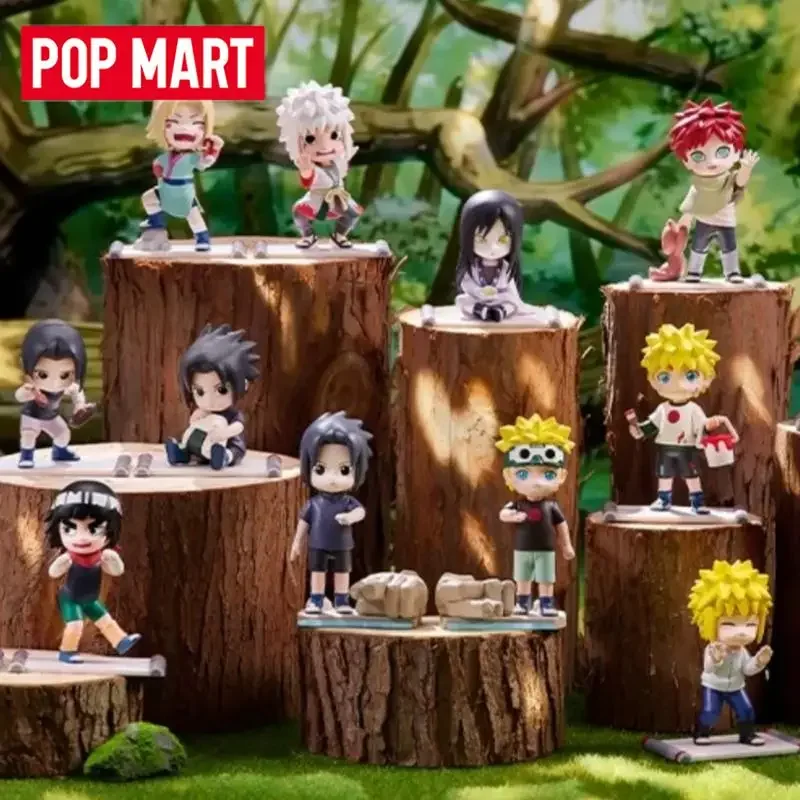 POP MART Naruto Shippuden Childhood Series Trendy Mystery Box Anime Action Figure Blind Random Box Toys Model Ornament Dolls - view 2