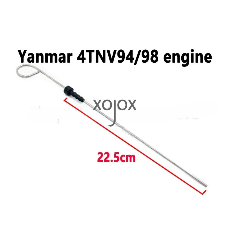 XOJOX 2pcs 22.5/26cm Excavator For Doosan Daewoo 60 ForXcmg 65 For R55/80-7-9 oil dipstick For Yanmar 4TNV94/98 engine