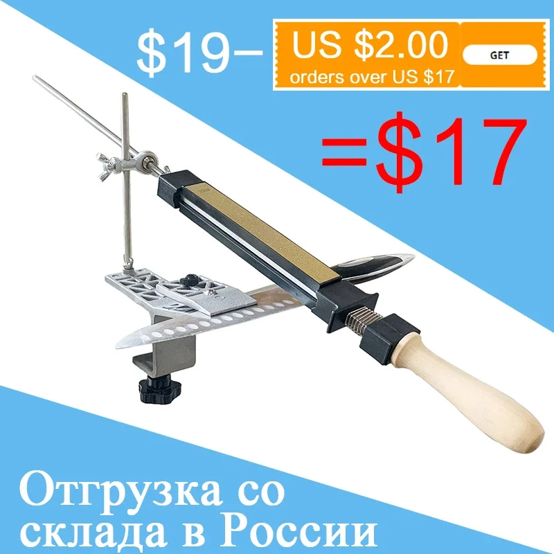 

2021 Professional Fixed Angle Sharpener 15 Degree Diamond Sharpening Stone Whetstone Apex Edge Blade Grinders Knife Sharpener