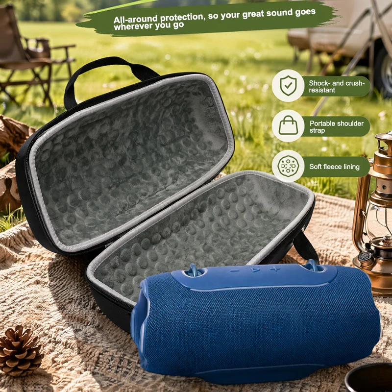Estuche Protector para JBL Xtreme 5, Resistente a Impactos y al Agua, Carcasa Rígida de EVA con Correa de Hombro, Bolsa de Viaje Antiarañazos