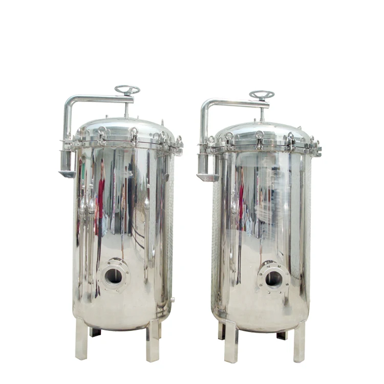 

CE approve industrial Stainless steel swimming pool Bacteria Multi cartridge filter housing for water treatment