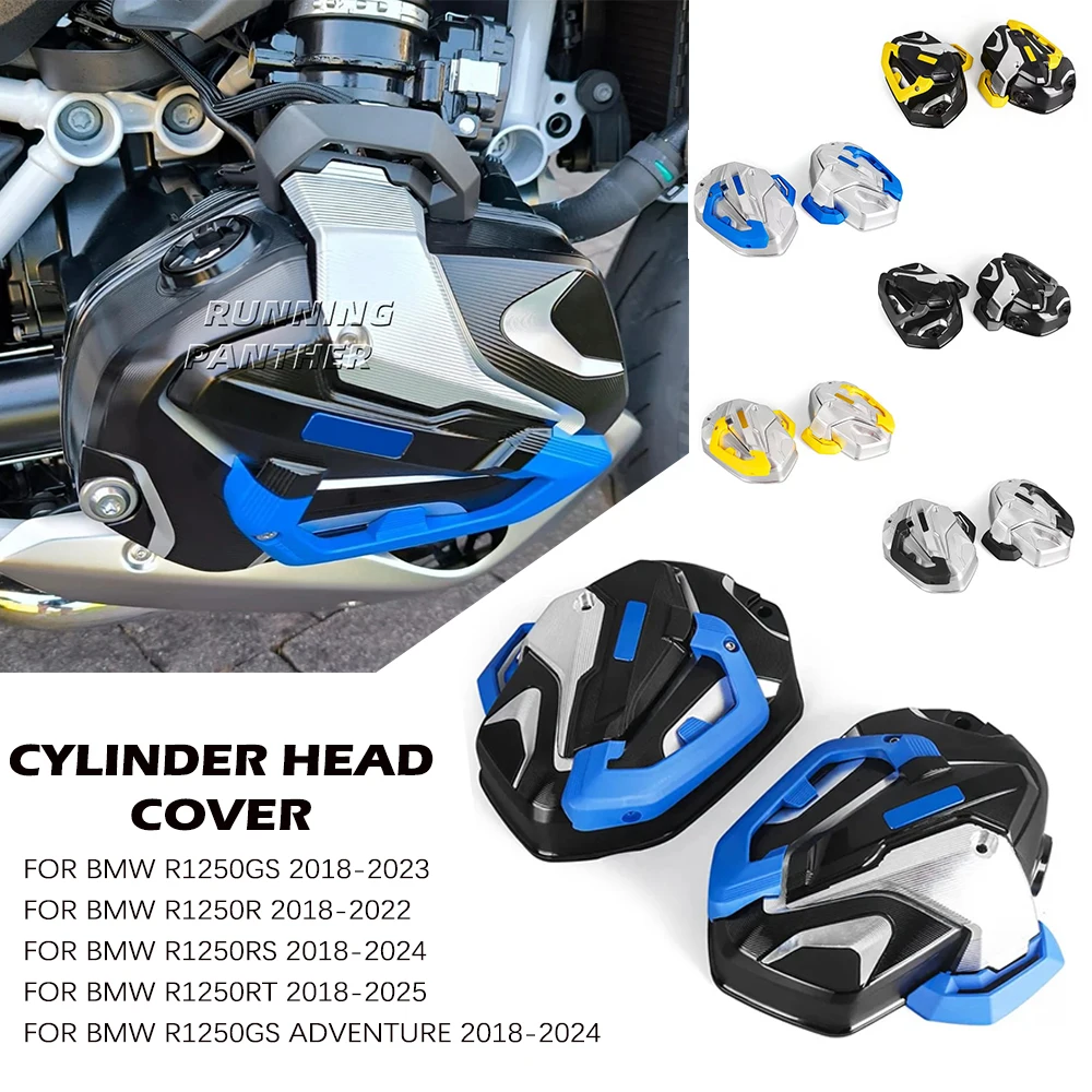 New CNC aluminum Cylinder valve cover cylinder head cover For BMW R1250GS 2018-2023 For BMW R1250GS Adventure 2018-2024