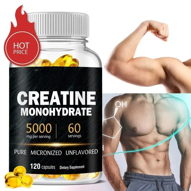 Creatine Monohydrate - Improves Athletic Performance, Strength, Endurance and Muscle BuildingSupplements