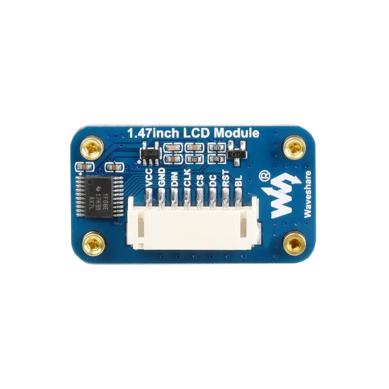 1.47 Inch LCD Display Module ST7789V3 Driver SPI Interface 172x320 IPS Screen for Arduino STM32 Raspberry Pi 4 3 Zero Pico