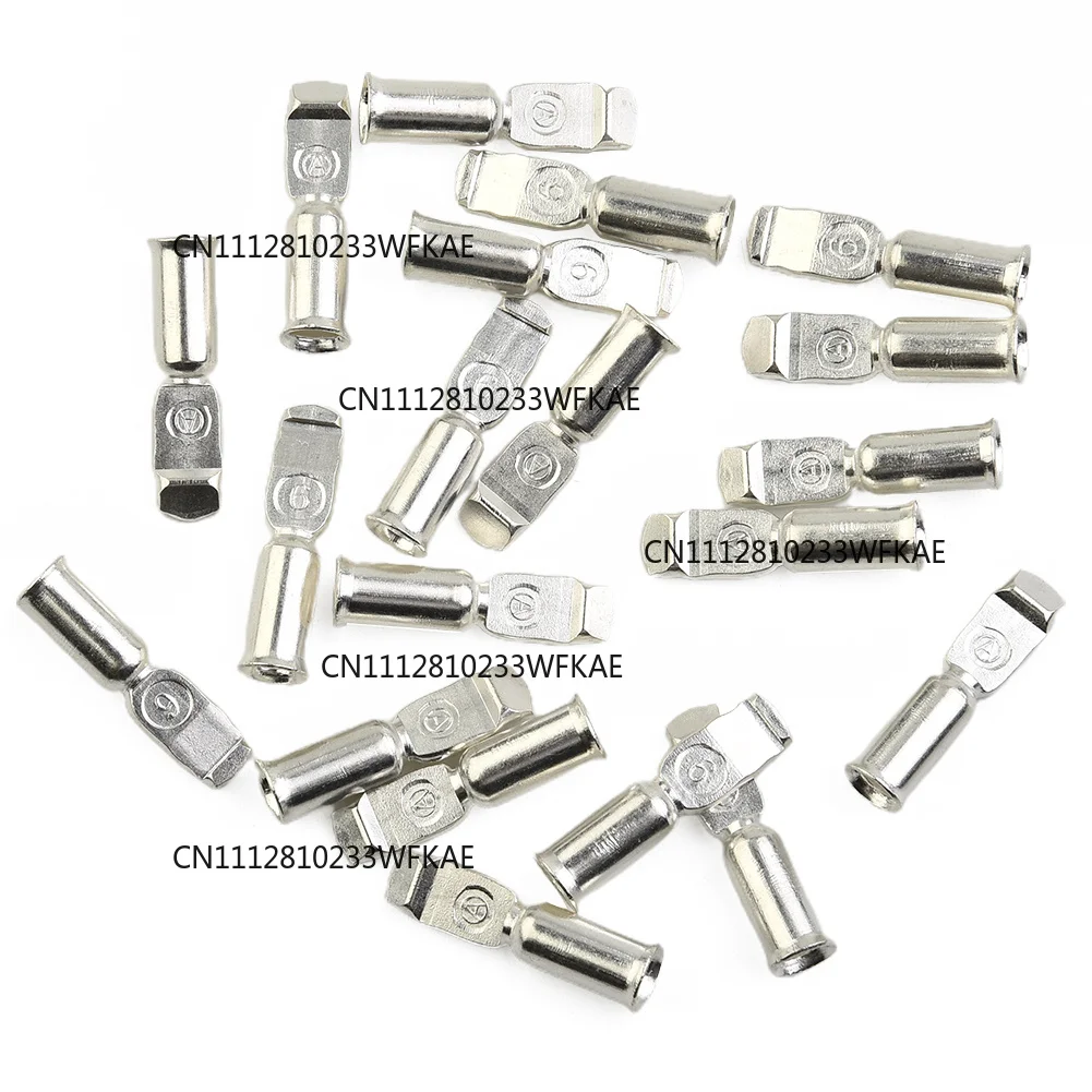 20pcs 50Amp Copper Terminals Connector For 50A FOR Style Plugs Contacts For 4-12square 6 B & S Wire Cable Terminal