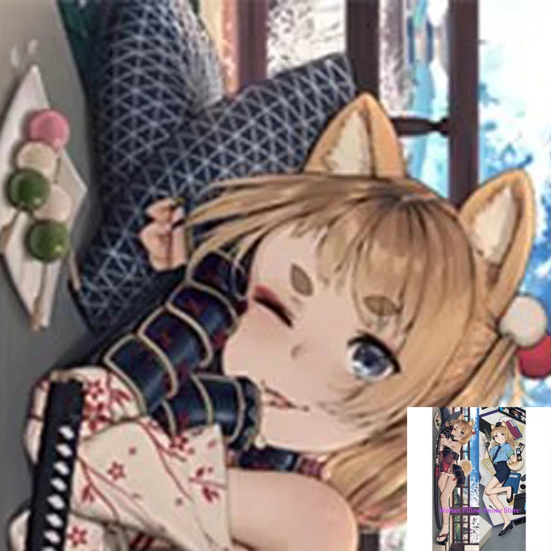 

Dakimakura Anime Pillow Cover Chiba Haru Double Sided Print Life-size Halloween Christmas Decoration