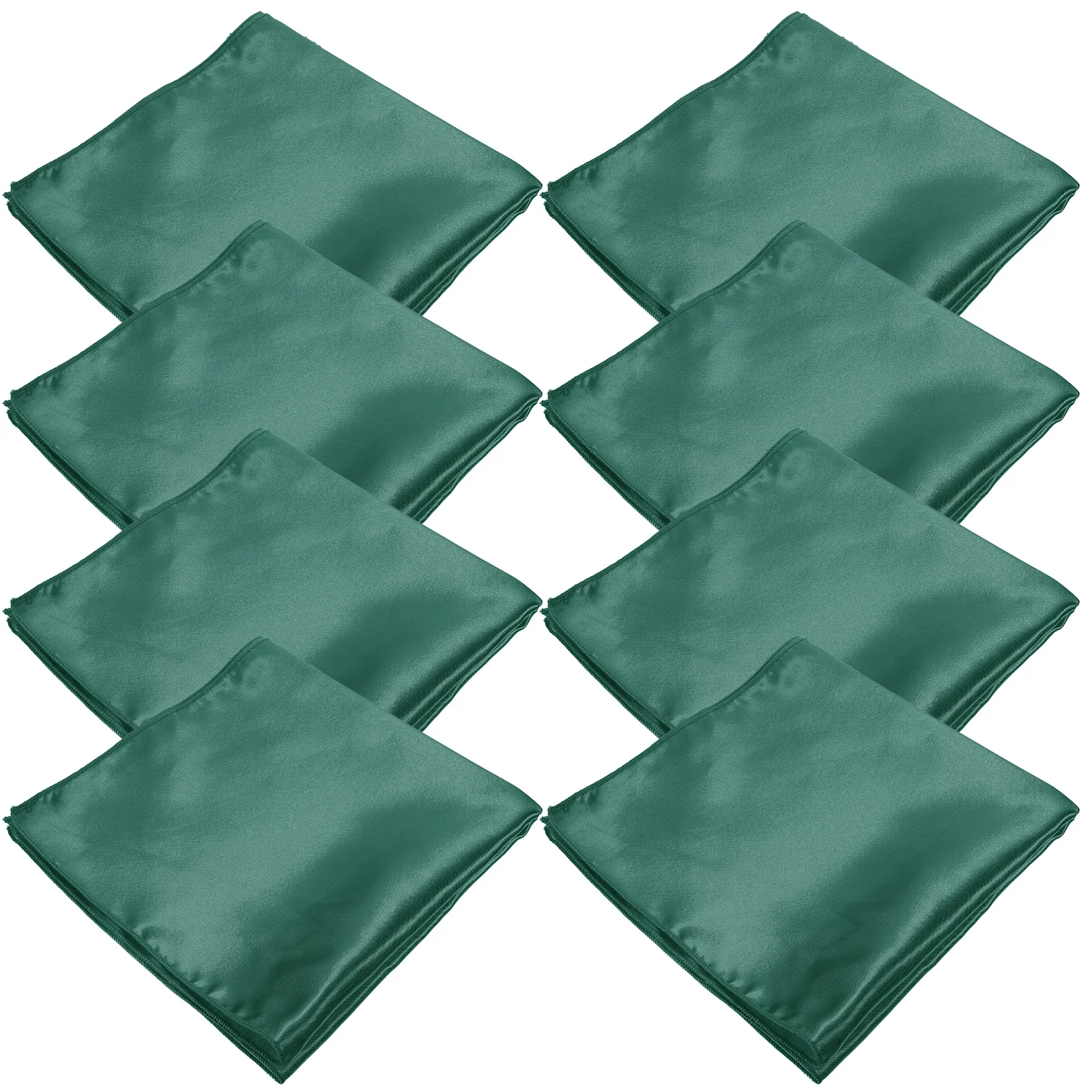 

8 Pcs Cloth Napkin Dinner Napkins Bulk Christmas Satin Party Table Banquet Fabric