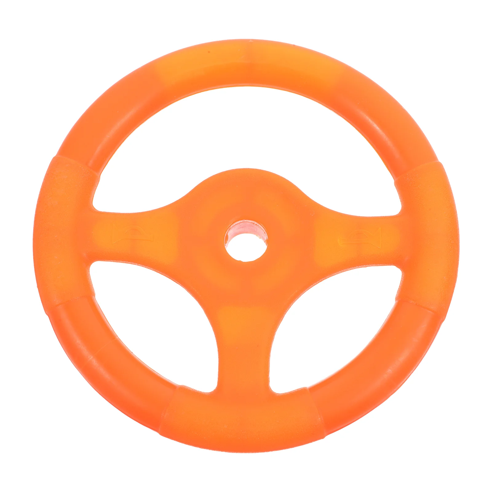 Swing Steering Wheel Kids Toys Round Disks Rocking Car Simulated Driving Controller Orange