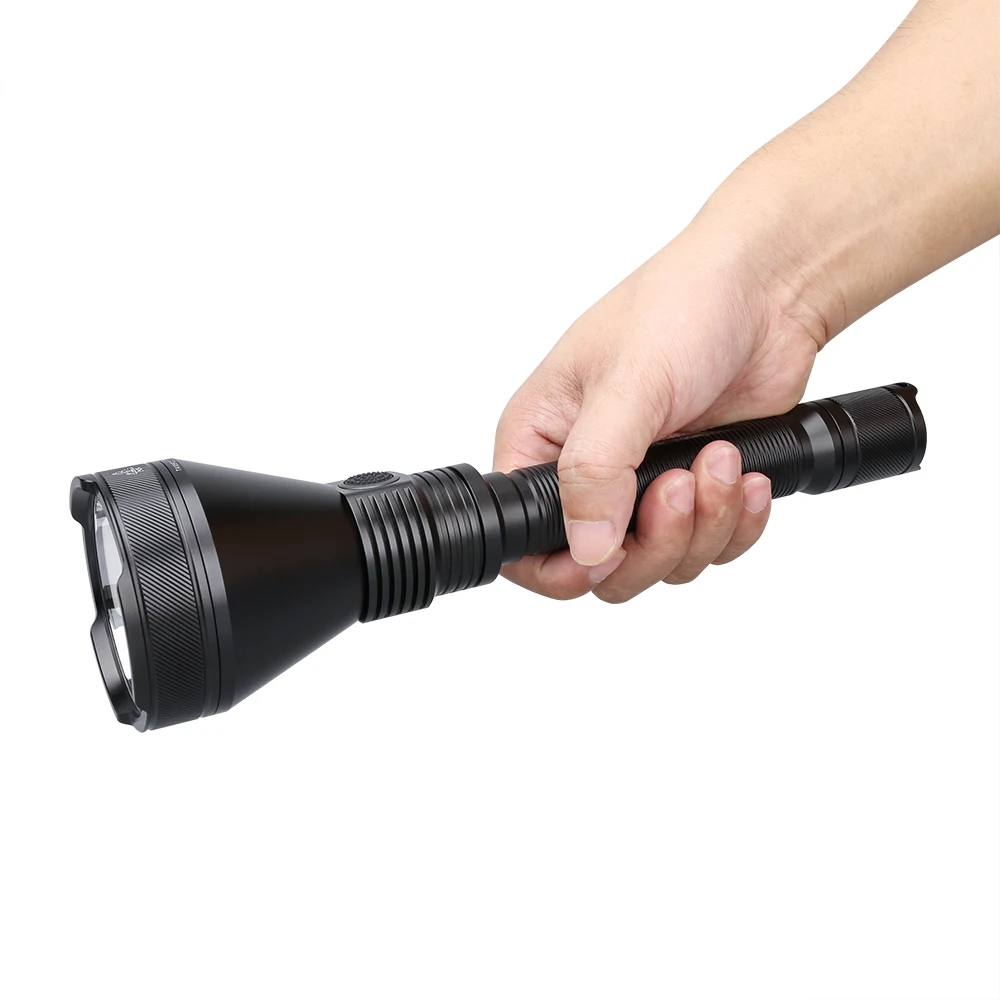 Trustfire T90R Tactical Powerful Flashlight 4800Lumens High Power Rechargeable Military Led Torch 1600M For Hunting Self-Defense