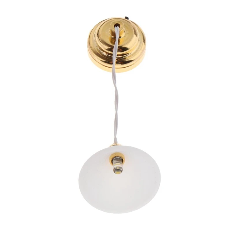 Plafonnier l'inventaire pour maison de courses, mini lampe, meubles, accessoires de scène, jouets, 1:12