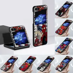 Marvel Avengers Comics Case for Samsung Galaxy Z Flip5 Folding Protective Cover Z Flip 5 Zflip5 Black Hard PC Mobile Phone Shell