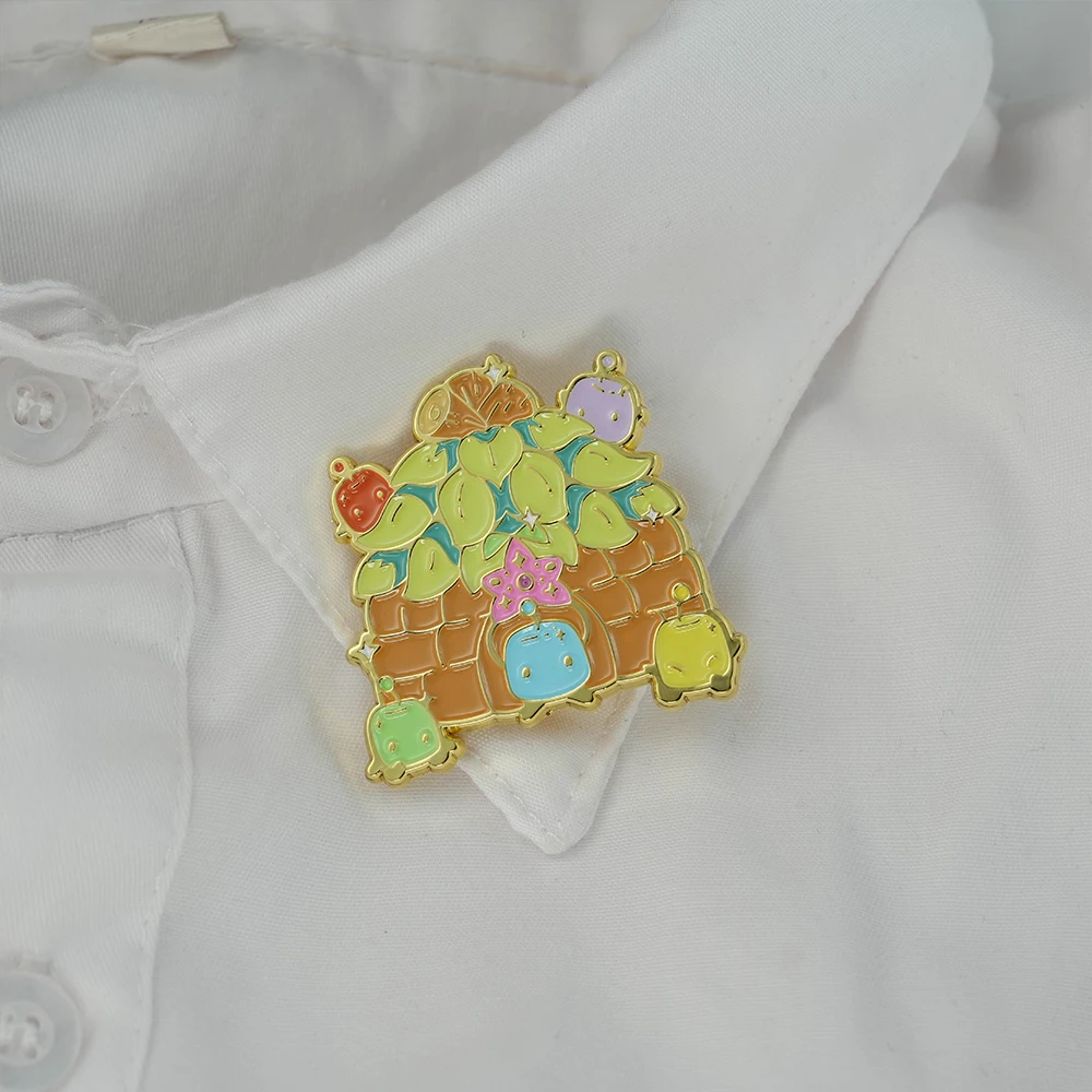 Junimo Hut المينا دبوس Stardew Valley شارة لعبة فيديو مستوحاة التلبيب دبوس ألعاب جمع تذكارية