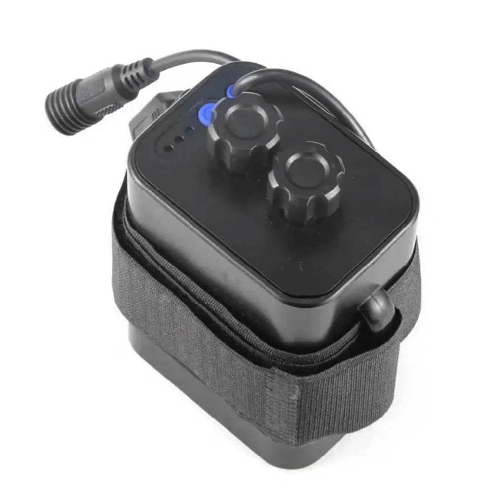 FEDI-12V 6X18650 Battery Box LED Light Battery Holder With Cable USB/DC Dual Interface Waterproof Battery Box Easy To Use