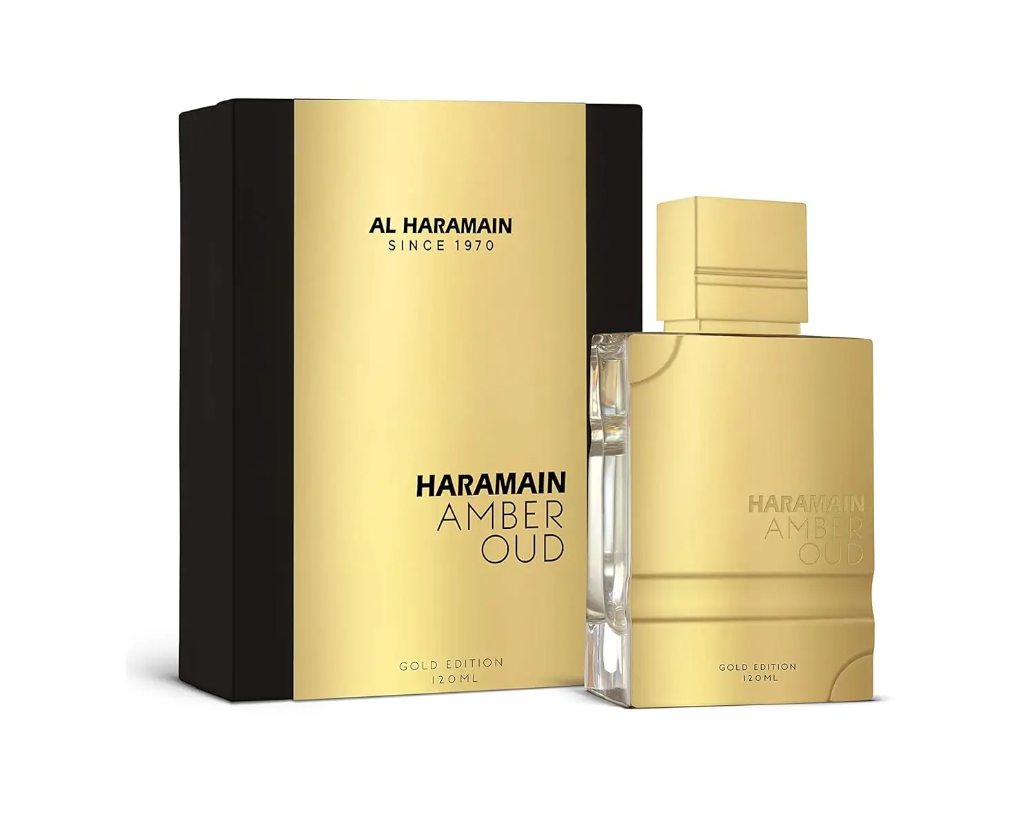 Al Harmain Amber Oud Gold Edition Unisex 4,0 onzas Eau de Parfum Spray Ambientador para automóvil Accesorio interior