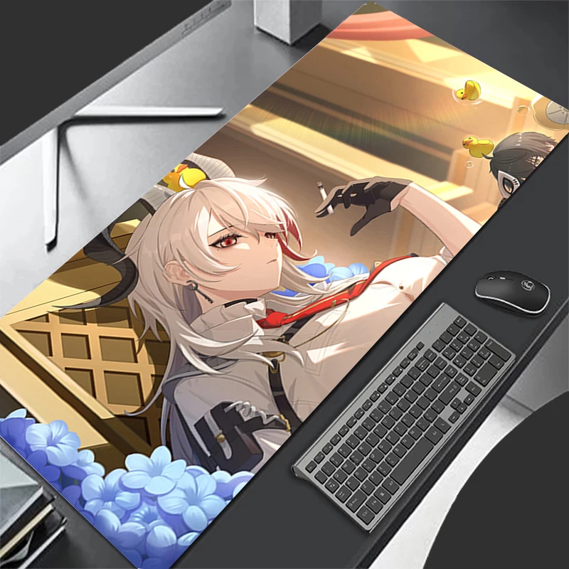 

Mousepad Computer Gaming Accessories Keyboard Pad Office PC Rubber Mouse Pad W-wuthering W-waves Zani Decoracion Desk Mouse Mat