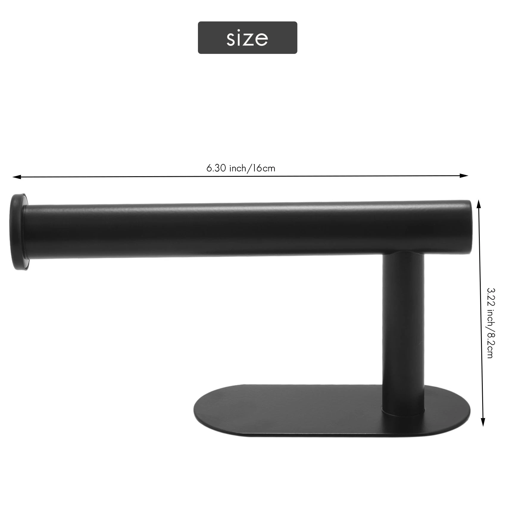 

Toilet Paper Holder Wall Mount,Self Adhesive Toilet Paper Holder For Bathroom Washroom Kitchen Black Toilet Paper Holder-Retail